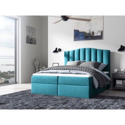 Kontinentalbett Aravio mit Bettkasten Stoff Casablanca 2313