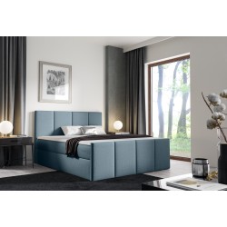 Kontinentalbett Ulvaro mit Bettkasten Stoff Monolith 72