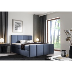 Cama continental Ulvaro con contenedor para ropa de cama tela Inari 81