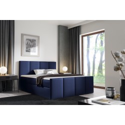 Kontinentalbett Ulvaro mit Bettkasten Stoff Fancy 79
