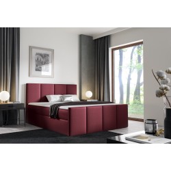 Kontinentalbett Ulvaro mit Bettkasten Stoff Fancy 59