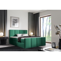 Kontinentalbett Ulvaro mit Bettkasten Stoff Fancy 36