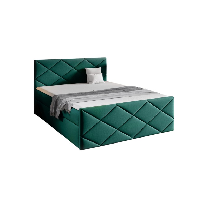 Continental bed Koro with bedding storage, fabric Fancy 36 Continental bed Koro with bedding storage, fabric Fancy 36