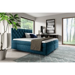 Kontinentalbett Lexio mit Bettkasten Stoff Fresh 11