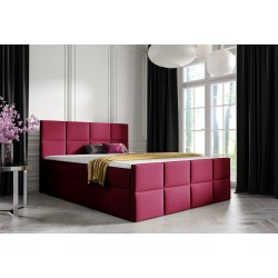 Kontinentalbett Mivaro mit Bettkasten Stoff Monolith 59