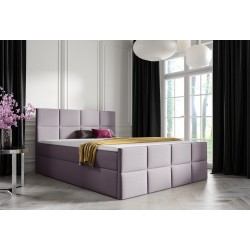 Kontinentalbett Mivaro mit Bettkasten Stoff Monolith 62