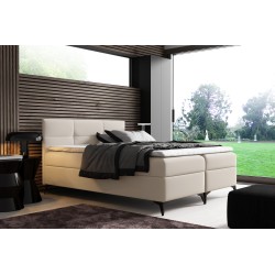 Kontinentalbett Santos mit Bettkasten Stoff Soft 33