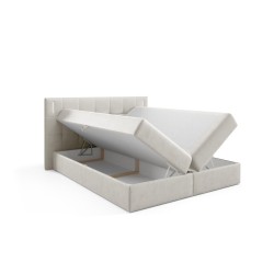 Kontinentales Bett Valdi mit Sensorbeleuchtung Stoff Fresh 01 Kontinentales Bett Valdi mit Sensorbeleuchtung Stoff Fresh 01