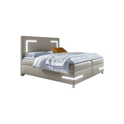 Axero continental bed with LED lighting, fabric Soft 33 Axero continental bed with LED lighting, fabric Soft 33