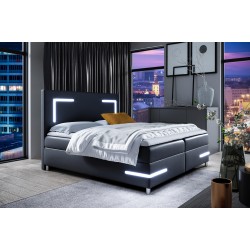 Kontinentalbett Axero mit LED-Beleuchtung Stoff Soft 11