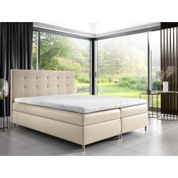 Kontinentalbett Tivaro mit Bettkasten Stoff Soft 33