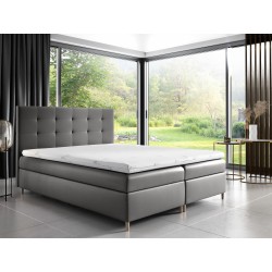 Tivaro continental bed with a bedding container, fabric Soft 29