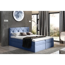Kontinentalbett Virox mit Bettkasten Stoff Matt Velvet 74