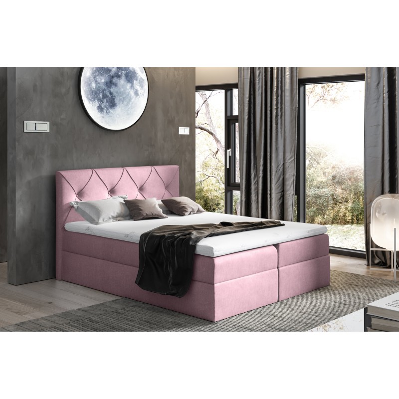 Kontinentalbett Virox mit Bettkasten Stoff Fancy 63 Kontinentalbett Virox mit Bettkasten Stoff Fancy 63