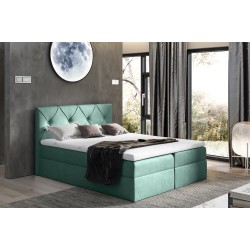 Continental bed Virox with bedding storage fabric Fancy 36