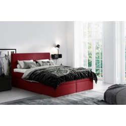 Cama continental Nolivo con contenedor para ropa de cama tejido Riviera 61