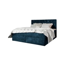 Cama continental Zendo VII con contenedor para ropa de cama, tela Fresh 11 Cama continental Zendo VII con contenedor para ropa de cama, tela Fresh 11