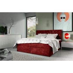 Cama continental Zendo VII con contenedor para ropa de cama tela Fresh 8