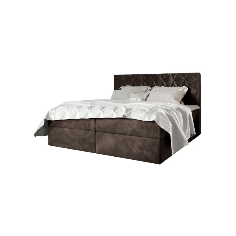 Cama continental Zendo VII con contenedor para ropa de cama, tela Fresh 4. Cama continental Zendo VII con contenedor para ropa de cama, tela Fresh 4.