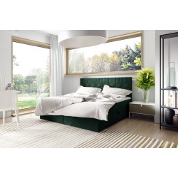 Zendo V continental bed with storage for bedding fabric Fresh 13