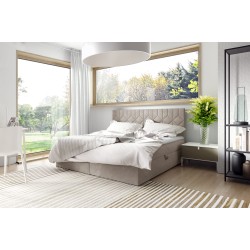 Kontinentalbett Zendo V mit Bettkasten Stoff Fresh 2 Kontinentalbett Zendo V mit Bettkasten Stoff Fresh 2