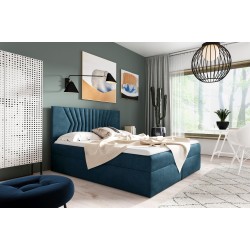 Cama continental Zendo II con contenedor para ropa de cama, tela Fresh 11
