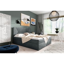 Cama continental Zendo II con contenedor para ropa de cama tela Fresh 32