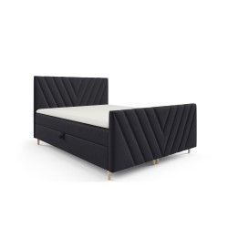 Karo Plus Continental Bed with Bedding Storage in Fresh 17 Fabric Karo Plus Continental Bed with Bedding Storage in Fresh 17 Fabric