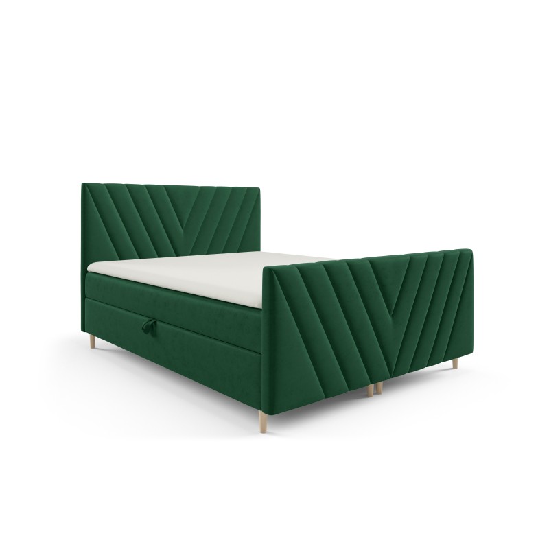 Continental bed Karo Plus with bedding storage, fabric Fresh 13 Continental bed Karo Plus with bedding storage, fabric Fresh 13