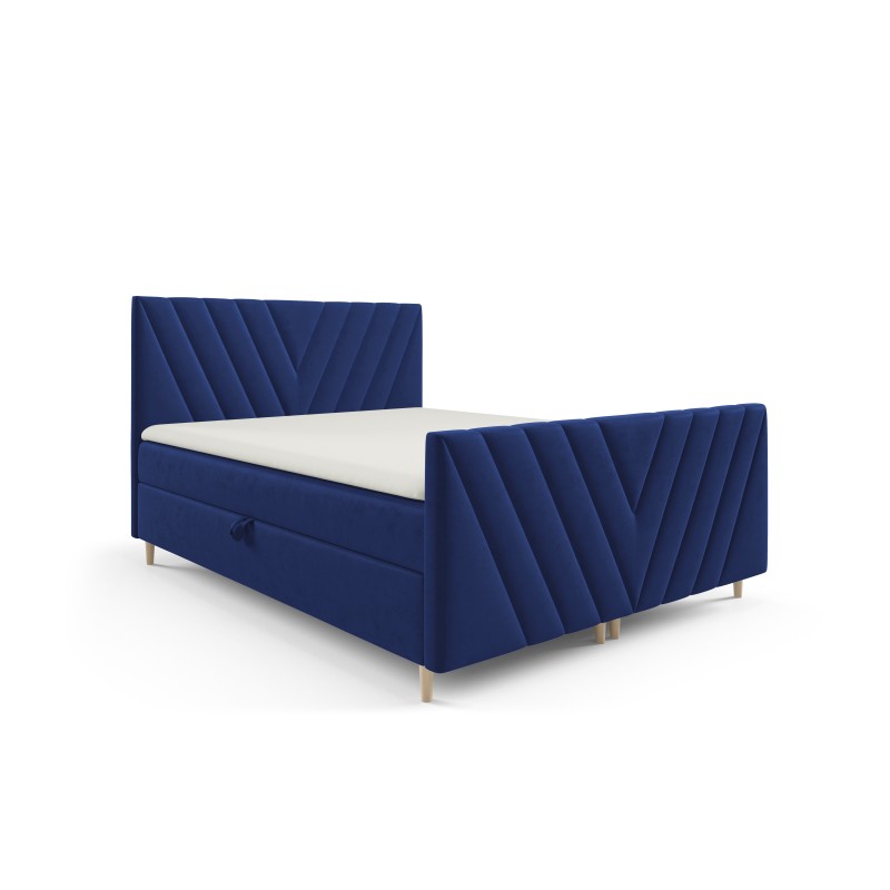 Karo Plus continental bed with a bedding container, fabric Fresh 11 Karo Plus continental bed with a bedding container, fabric Fresh 11
