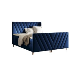 Karo Plus continental bed with a bedding container, fabric Fresh 11 Karo Plus continental bed with a bedding container, fabric Fresh 11
