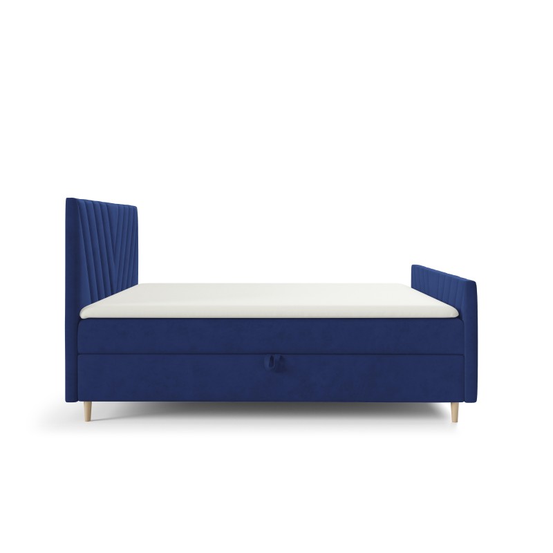 Karo Plus continental bed with a bedding container, fabric Fresh 11 Karo Plus continental bed with a bedding container, fabric Fresh 11