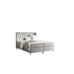 Continental bed Karo with bedding storage, fabric Fresh 84 Continental bed Karo with bedding storage, fabric Fresh 84