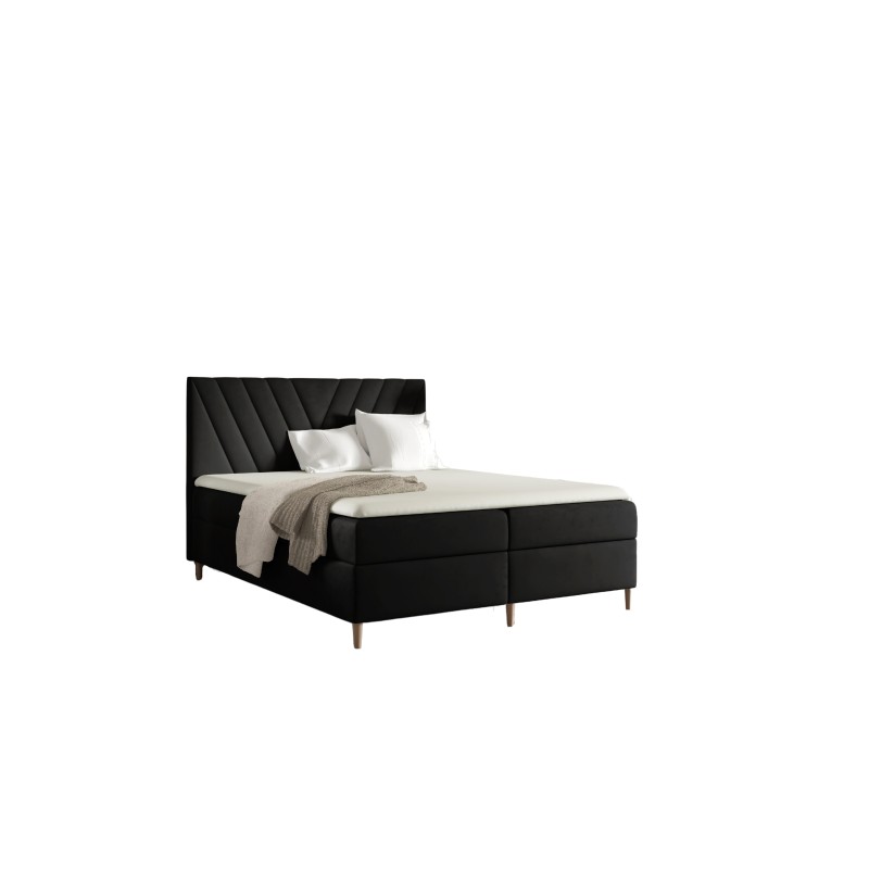 Karo continental bed with a bedding container, Fresh 17 fabric Karo continental bed with a bedding container, Fresh 17 fabric