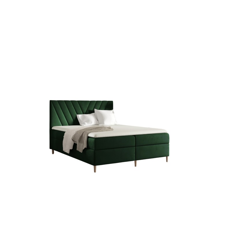 Karo continental bed with a bedding container in Fresh 13 fabric Karo continental bed with a bedding container in Fresh 13 fabric