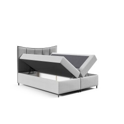 Elmo continental bed with bedding storage, fabric Fresh 37 Elmo continental bed with bedding storage, fabric Fresh 37