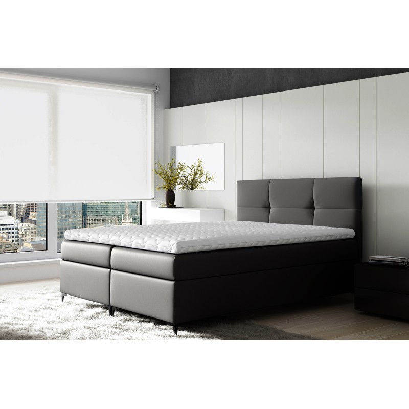 Continental bed Bari with a bedding container, fabric Soft 20 Continental bed Bari with a bedding container, fabric Soft 20