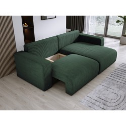 Carli corner sofa with sleeping function in Poso 14 fabric Carli corner sofa with sleeping function in Poso 14 fabric