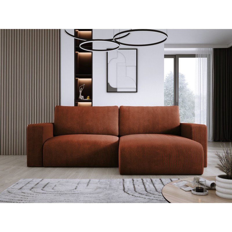 Carli corner sofa with a sleeping function, fabric Poso 39 Carli corner sofa with a sleeping function, fabric Poso 39