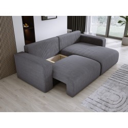 Carli corner sofa with a sleeping function, fabric Poso 60 Carli corner sofa with a sleeping function, fabric Poso 60