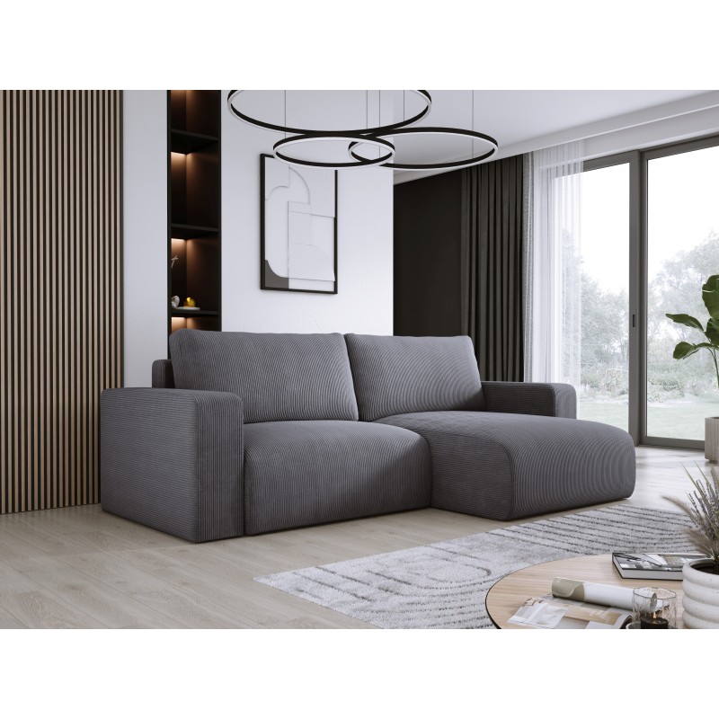 Carli corner sofa with a sleeping function, fabric Poso 60 Carli corner sofa with a sleeping function, fabric Poso 60