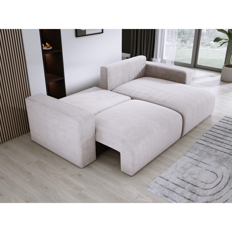 Carli corner sofa with sleeping function, fabric Poso 100 Carli corner sofa with sleeping function, fabric Poso 100