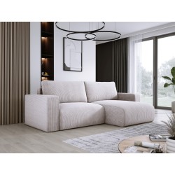 Carli corner sofa with sleeping function, fabric Poso 100 Carli corner sofa with sleeping function, fabric Poso 100