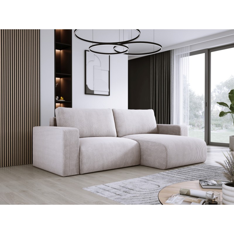 Carli corner sofa with sleeping function, fabric Poso 100 Carli corner sofa with sleeping function, fabric Poso 100