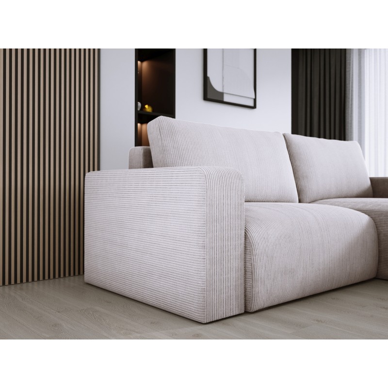 Carli corner sofa with sleeping function, fabric Poso 100 Carli corner sofa with sleeping function, fabric Poso 100