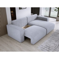 Carli corner sofa with sleeping function, fabric Poso 110 Carli corner sofa with sleeping function, fabric Poso 110