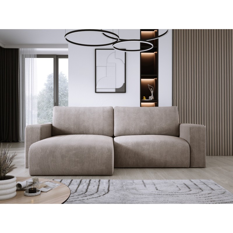 Carli corner sofa with sleeping function, fabric Poso 02 Carli corner sofa with sleeping function, fabric Poso 02