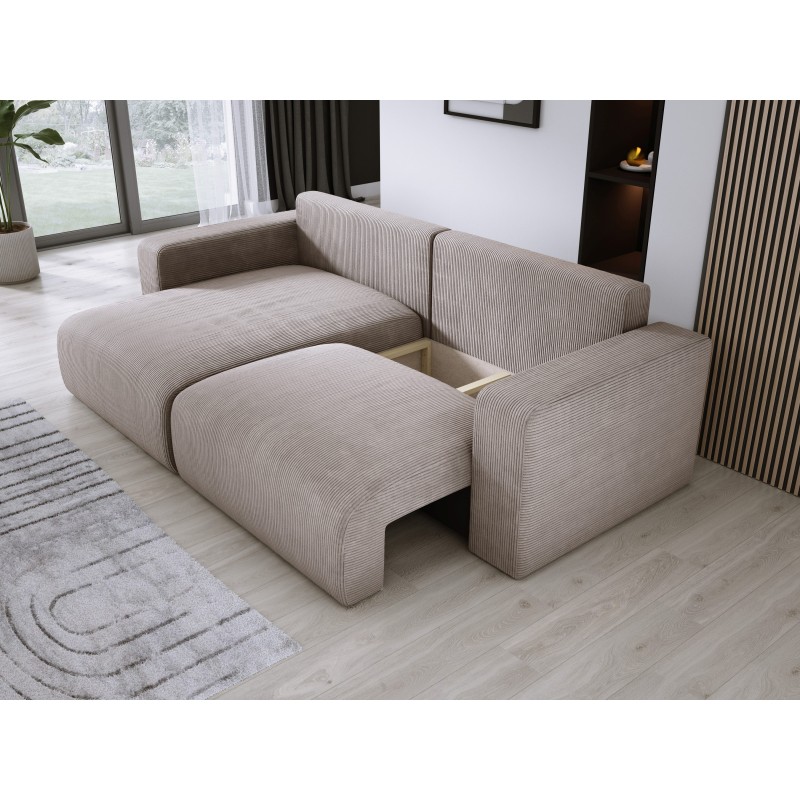 Carli corner sofa with sleeping function, fabric Poso 02 Carli corner sofa with sleeping function, fabric Poso 02