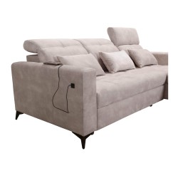 Luxus-Ecksofa Zeni mit Schlaffunktion in Samtstoff, Wave 11 | Ihr Ort des Komforts Luxus-Ecksofa Zeni mit Schlaffunktion in Samtstoff, Wave 11 | Ihr Ort des Komforts