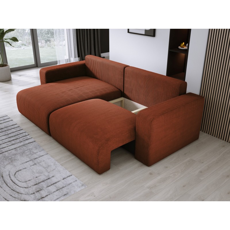 Carli corner sofa with a sleeping function, fabric Poso 39 Carli corner sofa with a sleeping function, fabric Poso 39